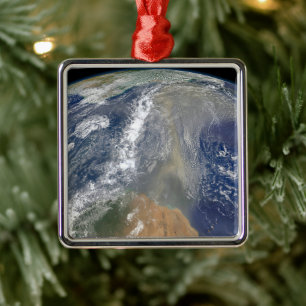 Dust Heading Toward South America Metal Tree Decoration
