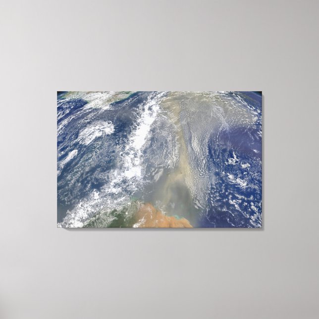 Dust Heading Towards South America Canvas Print (Front)