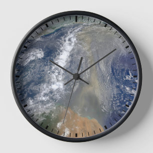 Dust Heading Towards South America Clock