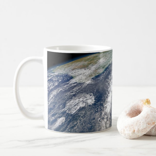 Dust Heading Towards South America Coffee Mug (With Donut)