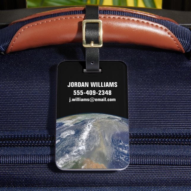 Dust Heading Towards South America Luggage Tag (Front Insitu 2)