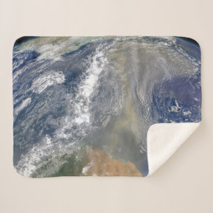 Dust Heading Towards South America Sherpa Blanket