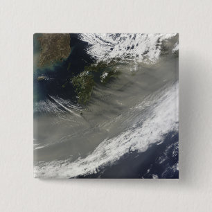 Dust over Japan 15 Cm Square Badge