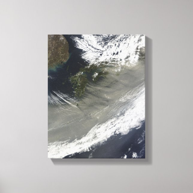 Dust over Japan Canvas Print (Front)
