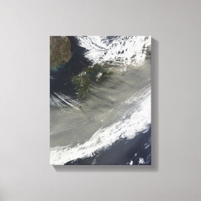 Dust over Japan Canvas Print (Front)