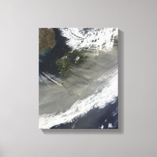 Dust over Japan Canvas Print