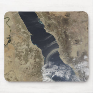 Dust plumes blow off the coast of Saudi Arabia Mouse Mat
