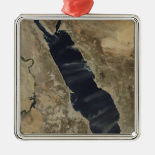 Dust plumes over the Red Sea Metal Tree Decoration