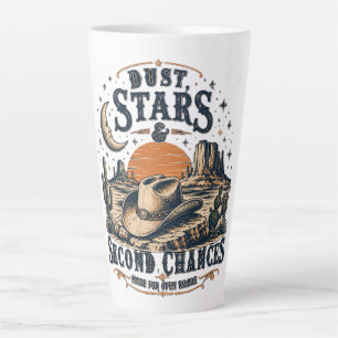 Dust Stars Second Chances Western Design Latte Mug