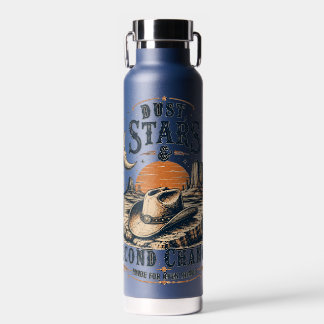 Dust Stars Second Chances Western Design Water Bottle
