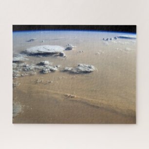 Dust Storm Across The Sand Seas Of Sahara Desert. Jigsaw Puzzle