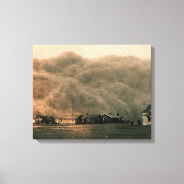 Dust Storm Canvas Print (Front)