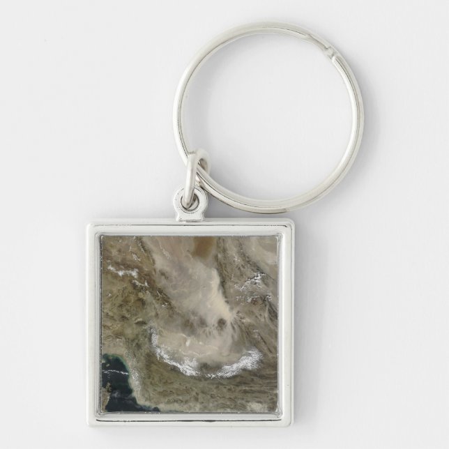 Dust storm in Iran Key Ring (Front)