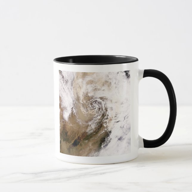Dust storm in northern China Mug (Right)