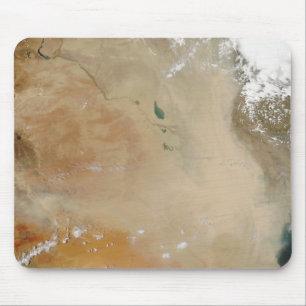 Dust storm in the Middle East Mouse Mat