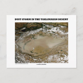 Dust Storm In The Taklimakan Desert Picture Earth Postcard