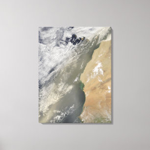 Dust storm off West Africa 2 Canvas Print