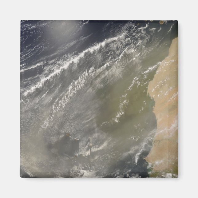 Dust storm off West Africa 2 Magnet (Front)