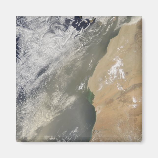 Dust storm off West Africa Magnet (Front)