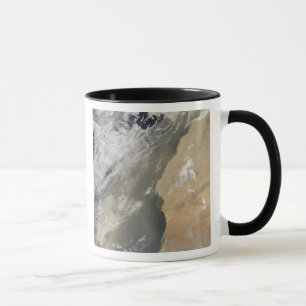 Dust storm off West Africa Mug