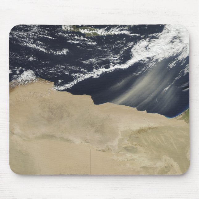 Dust storm over Egypt Mouse Mat (Front)