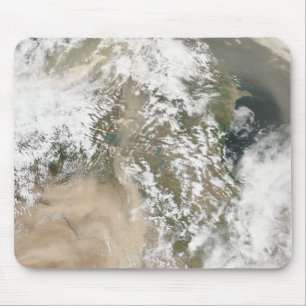 Dust storms over the Middle East Mouse Mat