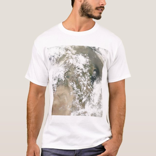Dust storms over the Middle East T-Shirt (Front)