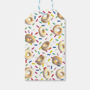 Dusted Doughnuts and Rainbow Sprinkles Gift Tags