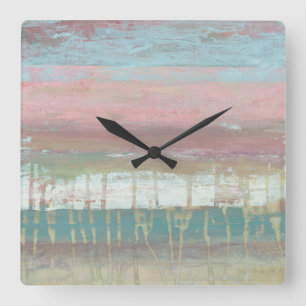 Dusted Horizon Square Wall Clock