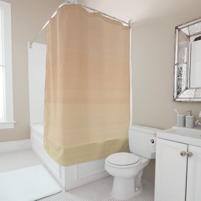 Dusted Sky Ombré Shower Curtain (In Situ)