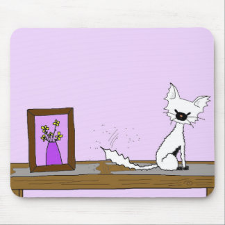 * Duster * With Puff The Cat Mouse Mat