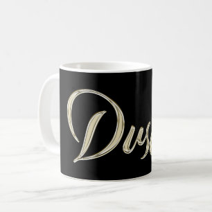Dustin Name whitegold Tasse Teetasse Coffee Mug