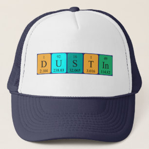 Dustin periodic table name hat