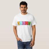 Dustin periodic table name shirt (Front Full)