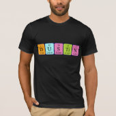 Dustin periodic table name shirt (Front)