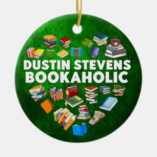 Dustin Stevens Bookaholic Ceramic Tree Decoration