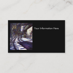 Dusting the Piano Business Card