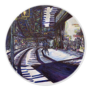 Dusting the Piano Ceramic Knob