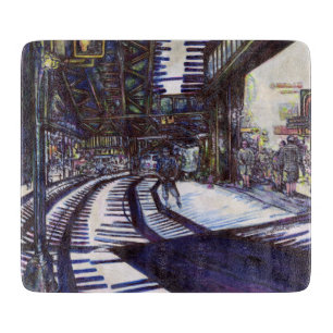 Dusting the Piano Cutting Board