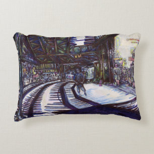 Dusting the Piano Decorative Cushion