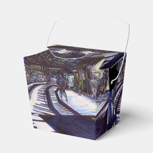 Dusting the Piano Favour Box (Front Side)