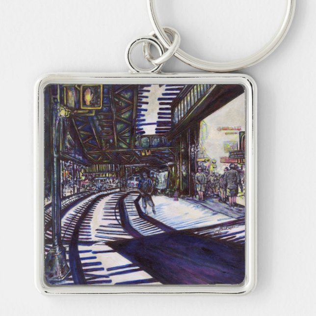 Dusting the Piano Key Ring (Front)