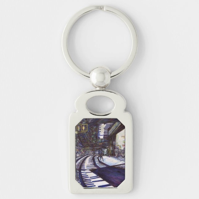 Dusting the Piano Key Ring (Front)