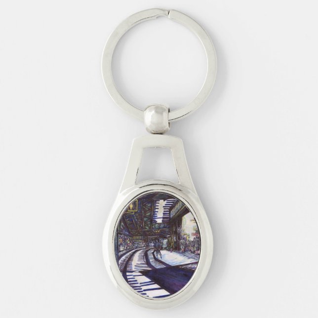 Dusting the Piano Key Ring (Front)