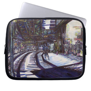 Dusting the Piano Laptop Sleeve