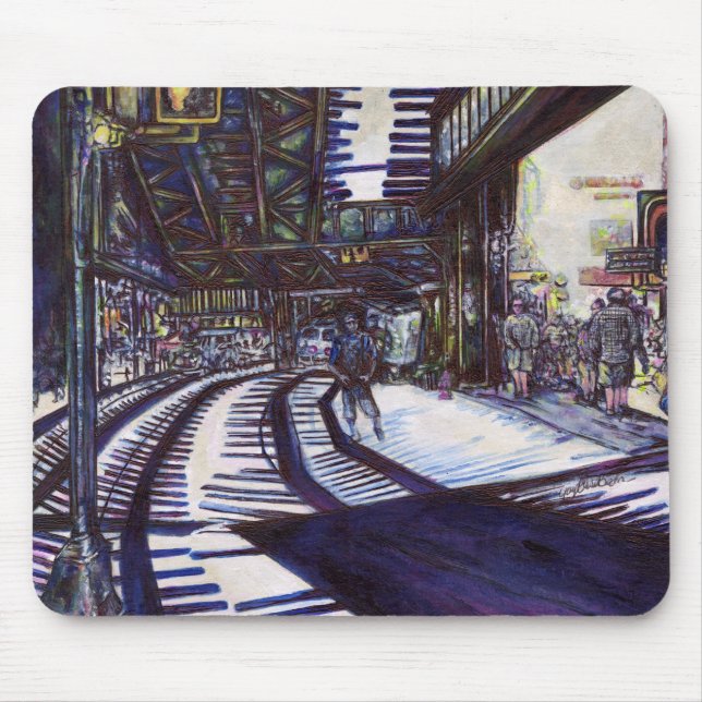 Dusting the Piano Mouse Mat (Front)