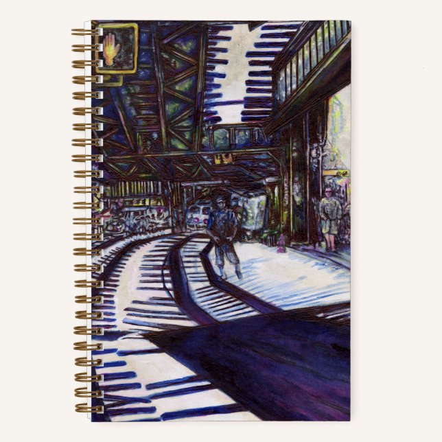 Dusting the Piano Notebook (Front)