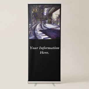 Dusting the Piano Retractable Banner
