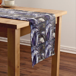 Dusting the Piano Short Table Runner