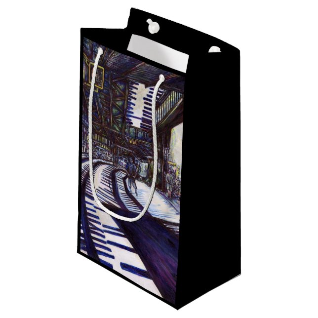 Dusting the Piano Small Gift Bag (Front Angled)